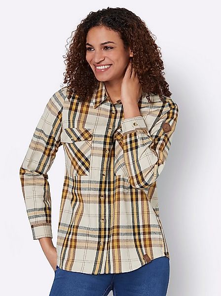 Witt Klassische Bluse Flanell-Bluse Langarm günstig online kaufen