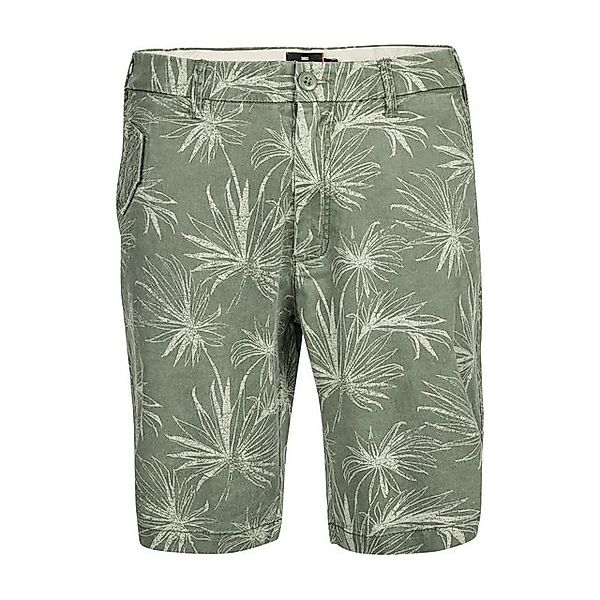 north 56 4 Chinoshorts Replika Übergrößen Chino-Shorts Palmenprint grün günstig online kaufen
