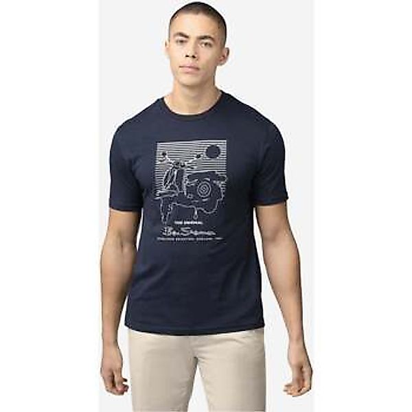 Ben Sherman  T-Shirts & Poloshirts Summer scooter tee - dark navy günstig online kaufen