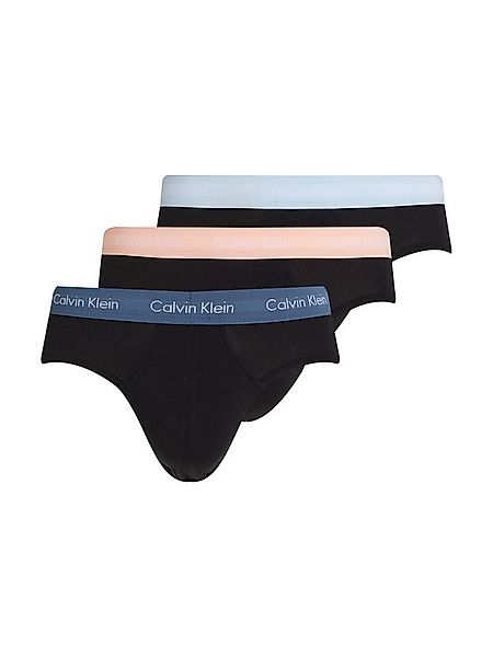 Calvin Klein Underwear Hipster CK HIP BRIEF 3PK (3-St) mit farbigem Webbund günstig online kaufen