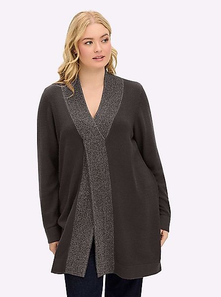 Sheego Strickpullover Long-Pullover Langarm Jersey günstig online kaufen