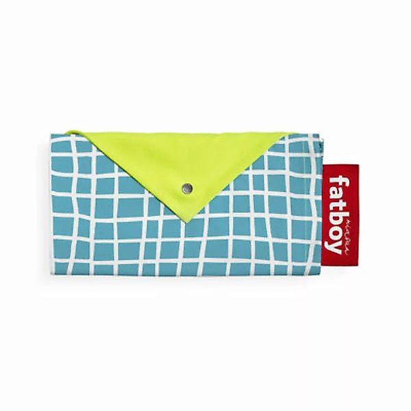 Strandzelt Miasun textil blau / Faltbar und mobil - 150 x 220 cm - Fatboy - günstig online kaufen