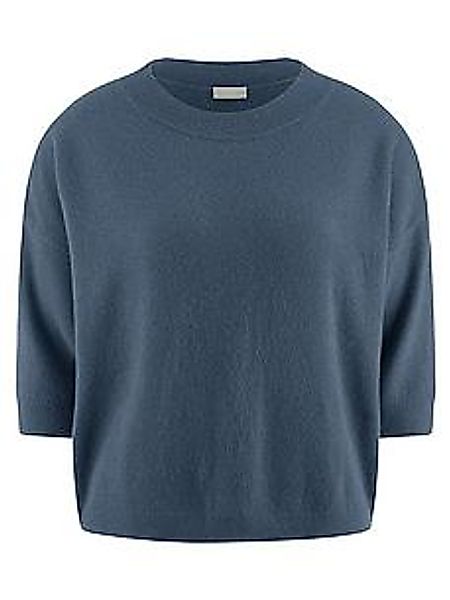Rundhals-Pullover include blau günstig online kaufen