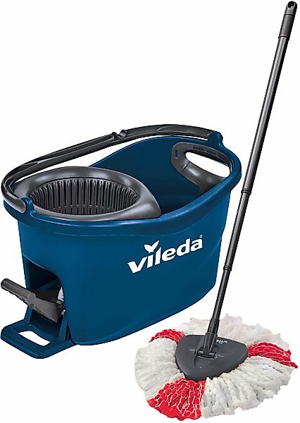 Vileda Bodenwischer-Set "Turbo Colors Blau" mit 3-teiligem Teleskopstiel, b günstig online kaufen