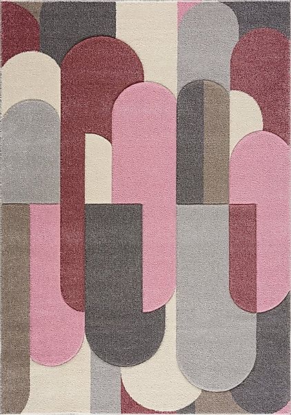 my home Teppich Pautz, rechteckig, Höhe: 14 mm, handgearbeiteter Konturensc günstig online kaufen