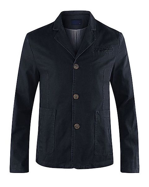 Allthemen Sakko Slim Fit Casual-Sakko im Used Look günstig online kaufen