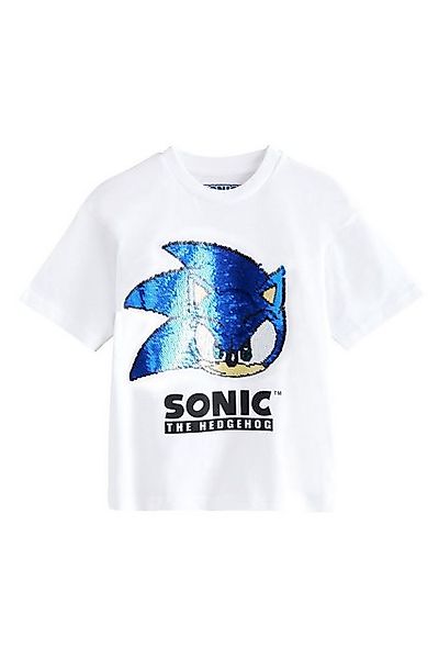 Next T-Shirt Sonic T-Shirt mit Wendepailletten 100 % Baumwolle (1-tlg) günstig online kaufen