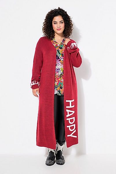 Angel of Style Strickjacke Long-Strickjacke Straight Fit HAPPY-Statements günstig online kaufen