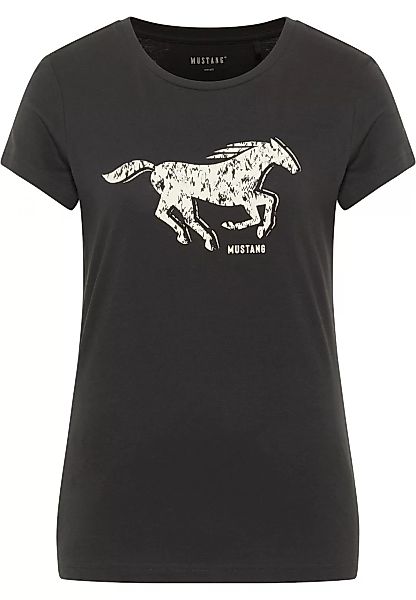 MUSTANG Kurzarmshirt "Mustang T-Shirt Print-Shirt" günstig online kaufen
