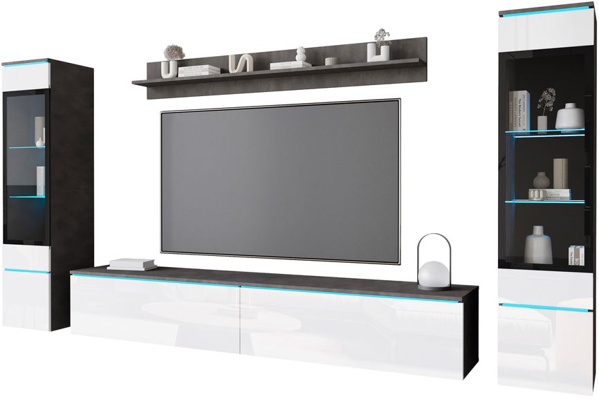 INOSIGN Wohnwand VERA II, Vitrinen Türanschlag günstig online kaufen