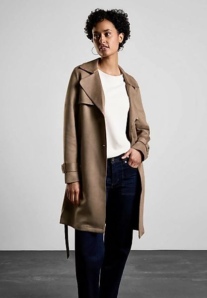 STREET ONE Trenchcoat mit Bindegürtel günstig online kaufen