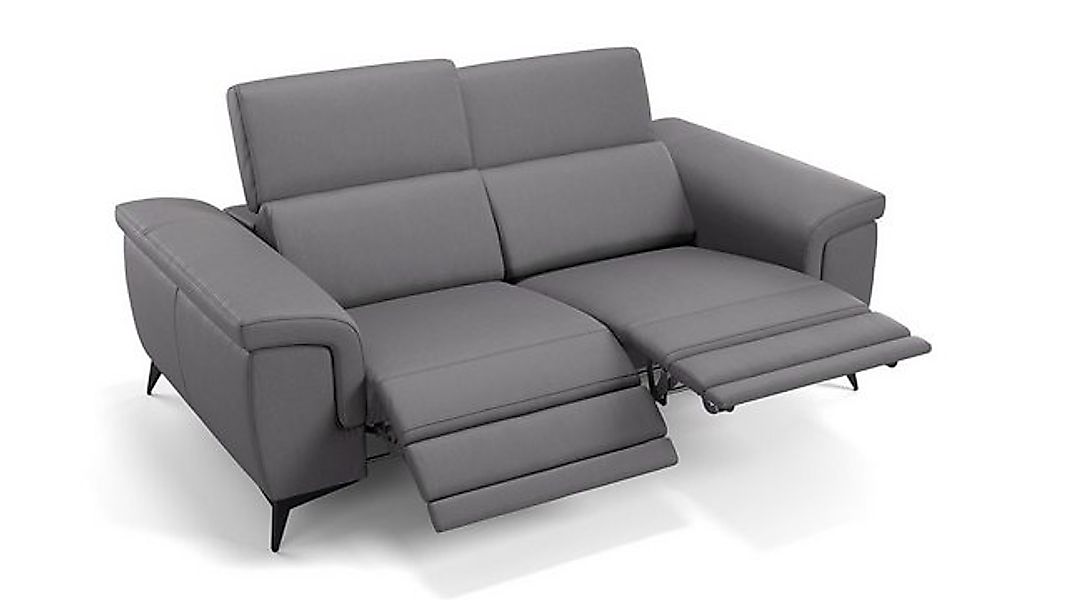 Sofanella 2-Sitzer Leder AMARO, Relaxsofa, Designsofa, Designer Couch, Ital günstig online kaufen