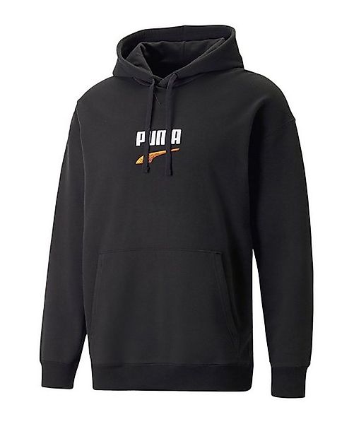 PUMA Sweatshirt PUMA Downtown Logo Hoody Beige Kapuzenjacken Baumwolle günstig online kaufen