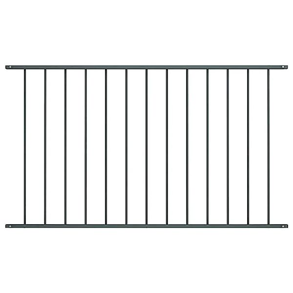 vidaXL Zaunelement Pulverbeschichteter Stahl 1,63x1,25 m Anthrazit 145223 günstig online kaufen