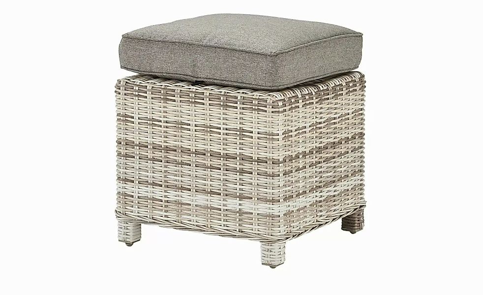 a casa mia Hocker  Sylt ¦ creme ¦ Maße (cm): B: 45 H: 51,5 T: 45.0 Garten > günstig online kaufen