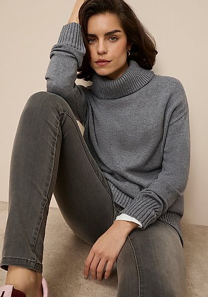 Tamaris Rollkragenpullover in lässiger Form mit seitlichen Schlitzen günstig online kaufen