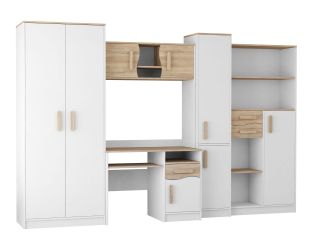 Deine Möbel 24 Jugendzimmer-Set MIKI Jugend-Schrankwand günstig online kaufen