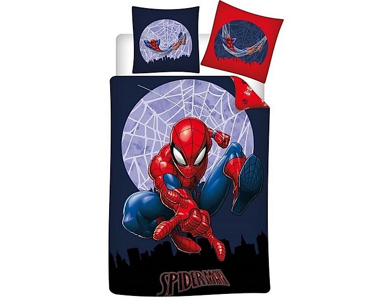 Spiderman Kinderbettwäsche Spiderman Bettwäsche Kinder – Marvel Bettbezug 1 günstig online kaufen