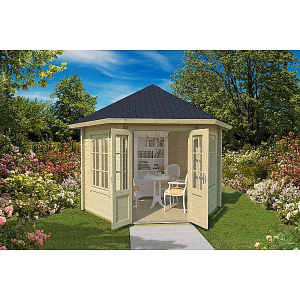 Lasita Pavillon Rivera 44 Natur/Unbehandelt 350 cm x 303,1 cm günstig online kaufen