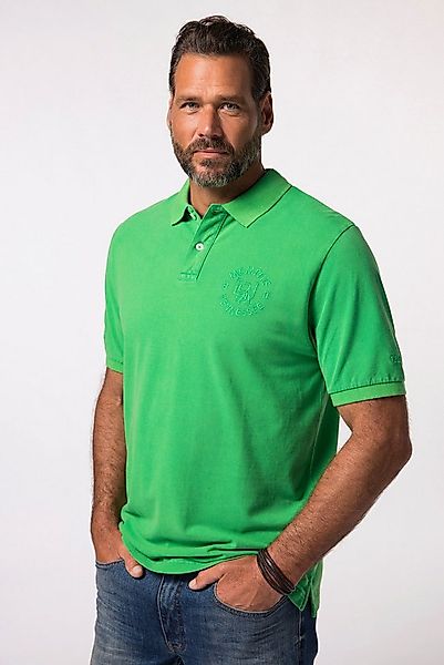 JP1880 Poloshirt Poloshirt Halbarm Piqué Vintage Look Badges günstig online kaufen