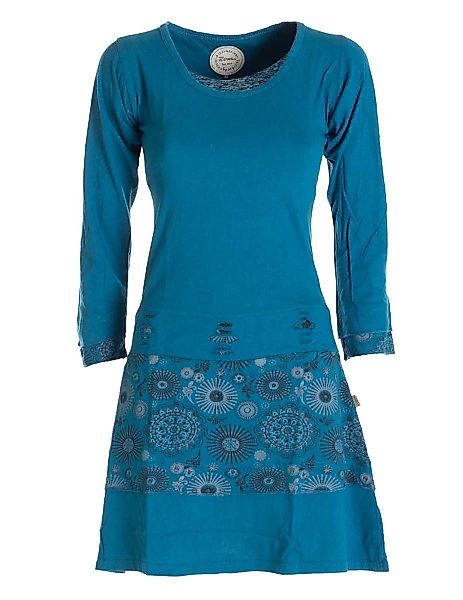 Vishes Midikleid Langarm Keid Mandala Druck günstig online kaufen