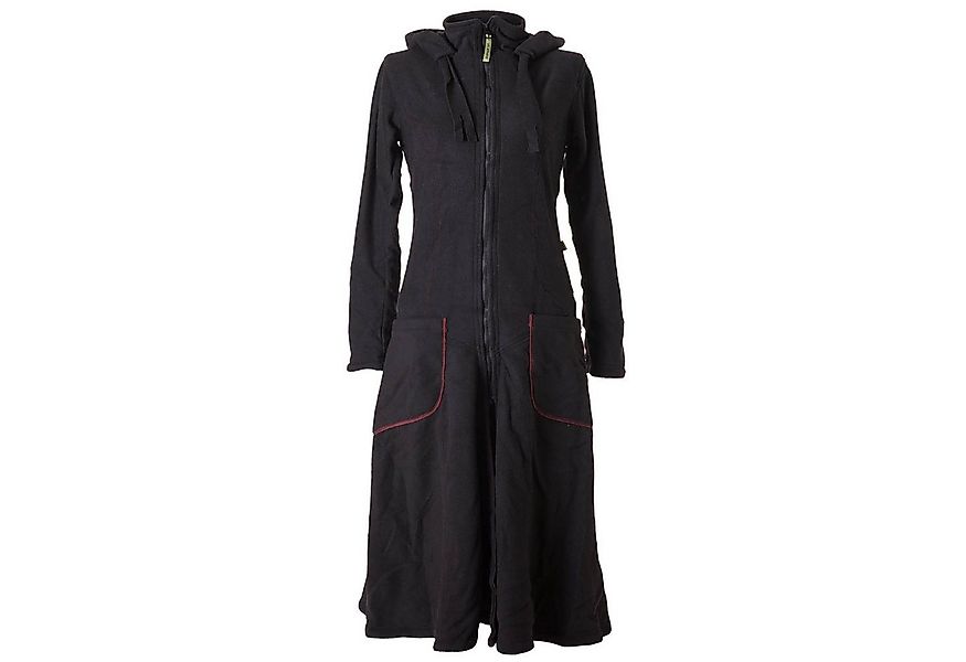 Vishes Langmantel Langer, warmer Fleece Mantel mit Zipfelkapuze Elfen, Boho günstig online kaufen