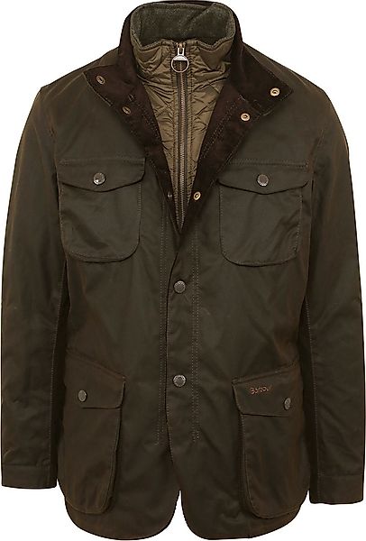 Barbour Wachsjacke Ogston Olive - Größe M günstig online kaufen