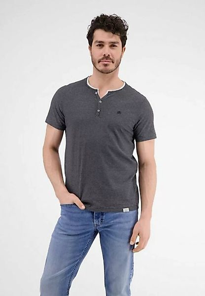 LERROS T-Shirt LERROS Serafino mit Finelinerstreifen, washed günstig online kaufen