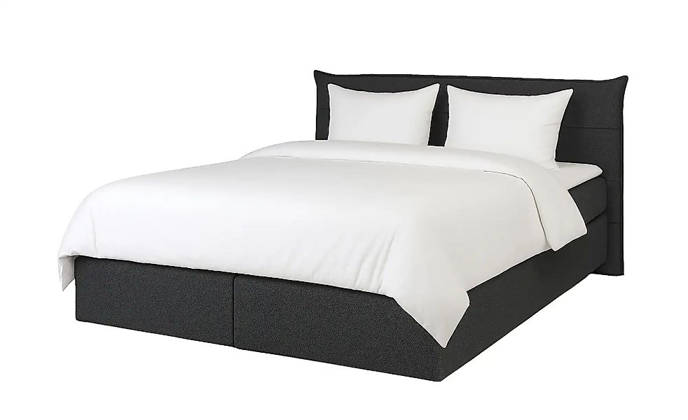 Boxspringbett 180x200 in dunkelgrau Lunor ¦ Maße (cm): B: 180 H: 105 Betten günstig online kaufen