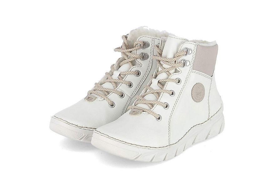 Rieker Rieker 55040-80 Damen Kunstleder weiss Winterstiefel günstig online kaufen