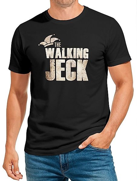 MoonWorks Print-Shirt Herren T-Shirt The Walking Jeck Fasching Karneval Jec günstig online kaufen