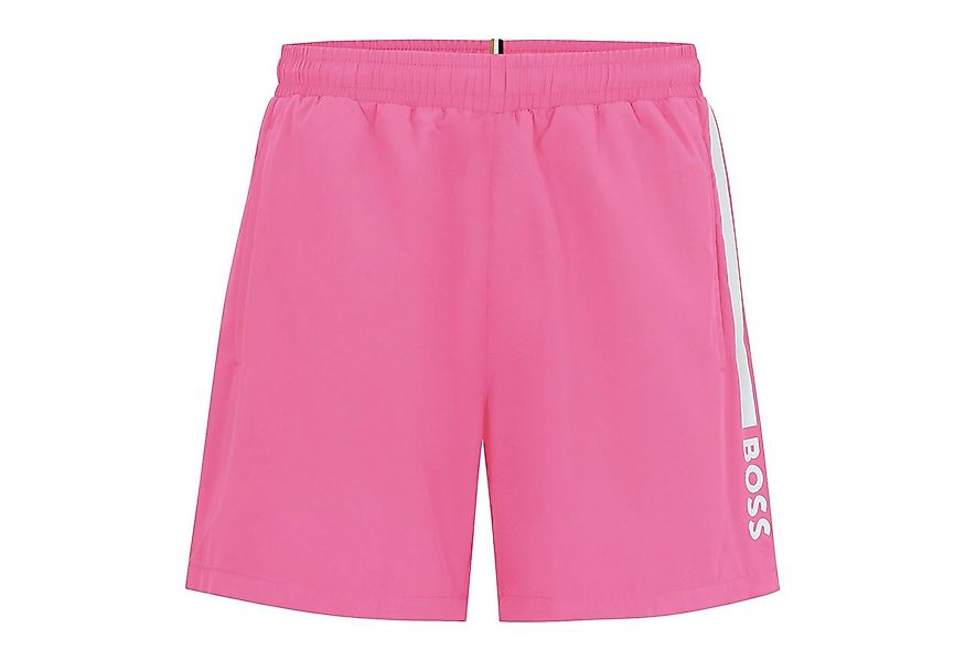 BOSS Badeshorts Badeshorts Dolphin mit Gesäßtasche mit Klettverschluss günstig online kaufen