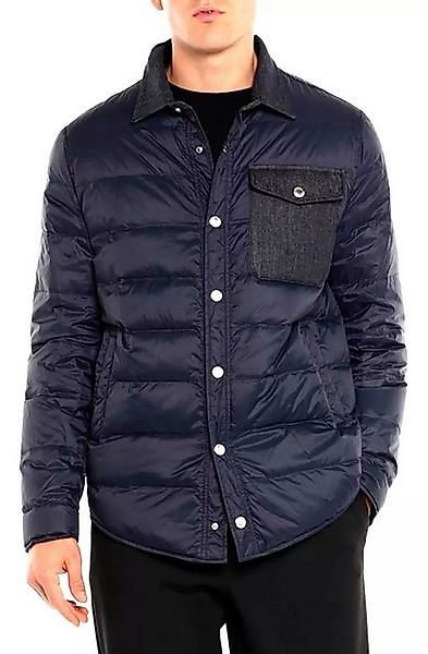 BRUNELLO CUCINELLI Daunenjacke Daunenjacke Blouson aus gestepptem Nadelstre günstig online kaufen