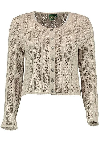 OS Trachten Strickjacke Gnoyor Trachtenjacke mit Zopfmuster günstig online kaufen
