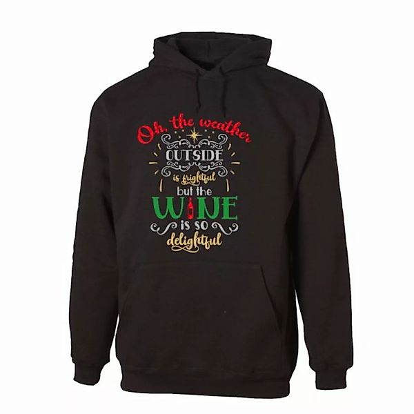 G-graphics Hoodie Oh, the weather outside is frightful but the Wine is so d günstig online kaufen