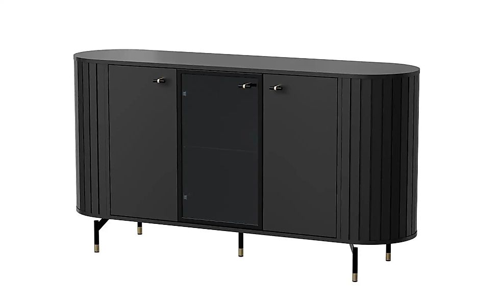Sideboard  Zante ¦ schwarz ¦ Maße (cm): B: 150 H: 81 Kommoden & Sideboards günstig online kaufen