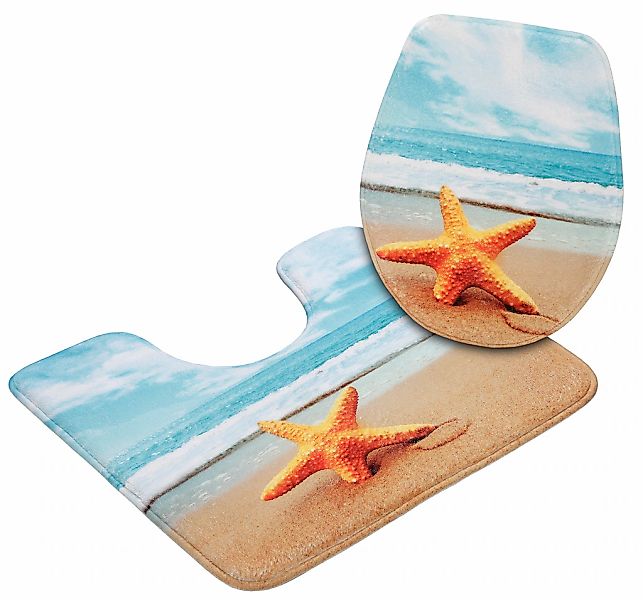 OTTO home Badematte "Seestern" Höhe 14 mm Memory Schaum  rutschhemmend besc günstig online kaufen