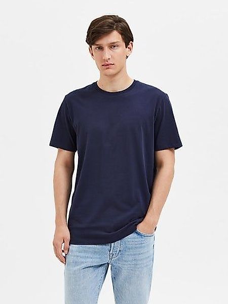 Selected Rundhalsshirt SLHASPEN SS O-NECK TEE günstig online kaufen