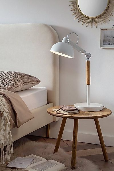 SalesFever Tischleuchte Havar, ohne Leuchtmittel, mit verstellbarem Leuchta günstig online kaufen