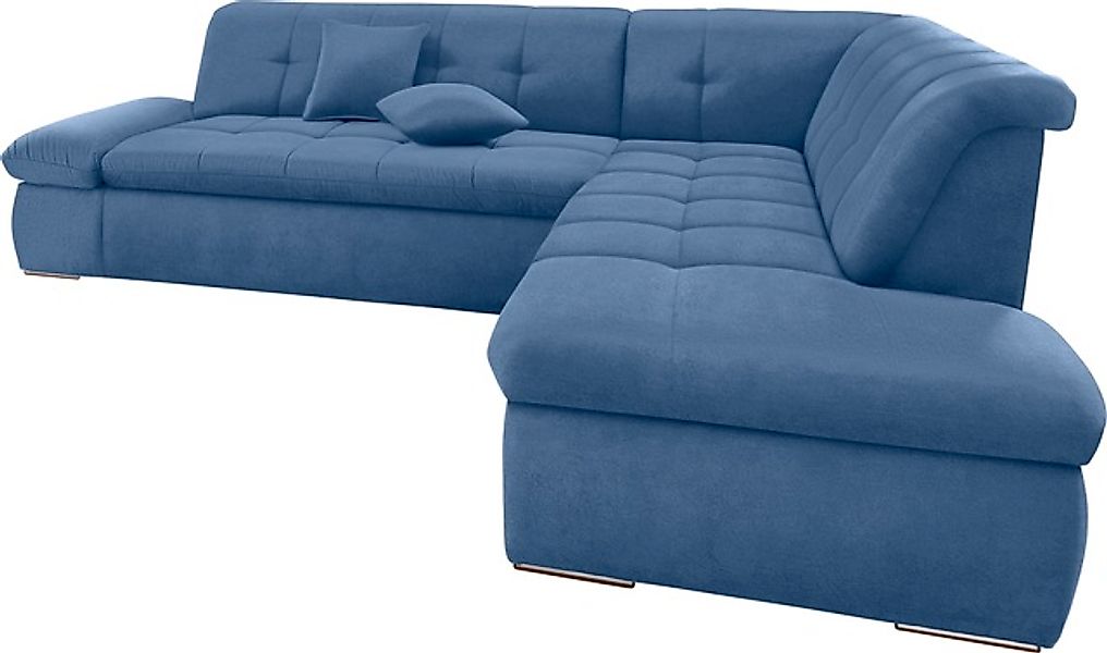 DOMO collection Ecksofa »Moric Luxus incl. Zierkissen B/T/H: 273/216/80 cm« günstig online kaufen