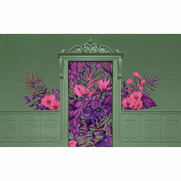 Komar Vliestapete Duke Dude Green 400 cm x 250 cm Grün günstig online kaufen