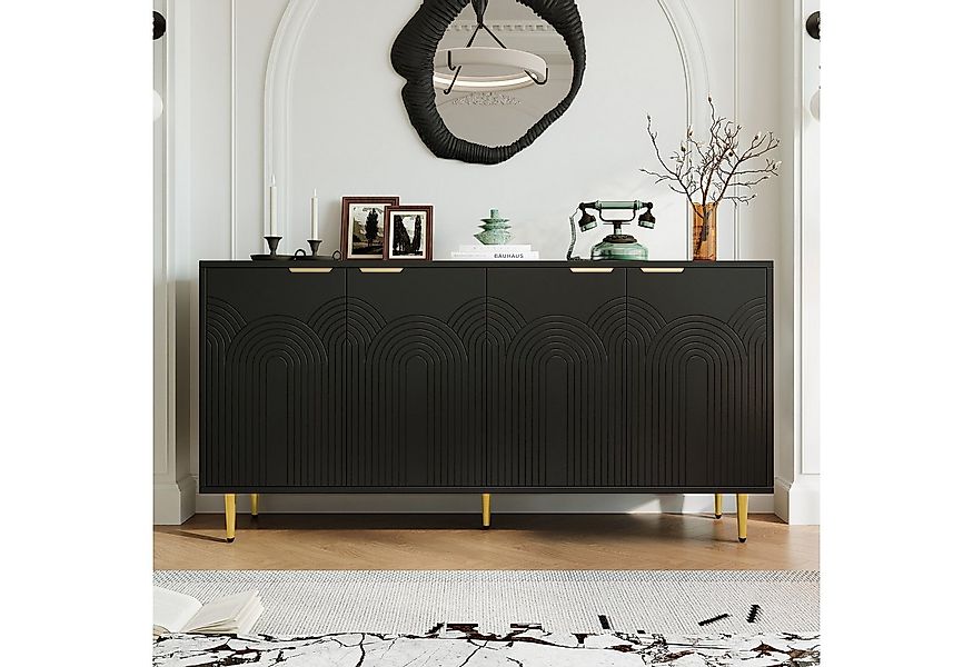 OKWISH Sideboard Aufbewahrungsschrank,Standschrank (Elegantes Sideboard mit günstig online kaufen
