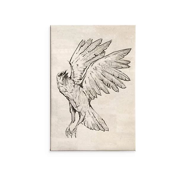 Kunstdruck Wanddekoration Wandbilder Aus Kork "The Crow" günstig online kaufen