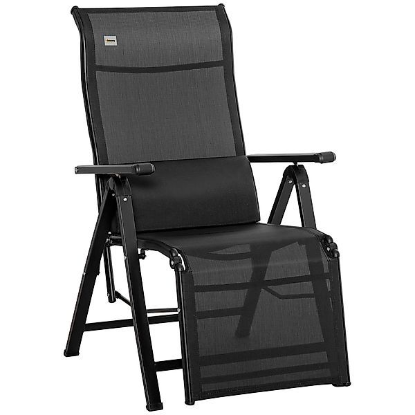 Outsunny Gartenliege Sonnenliege 1 Position verstellbar, günstig online kaufen