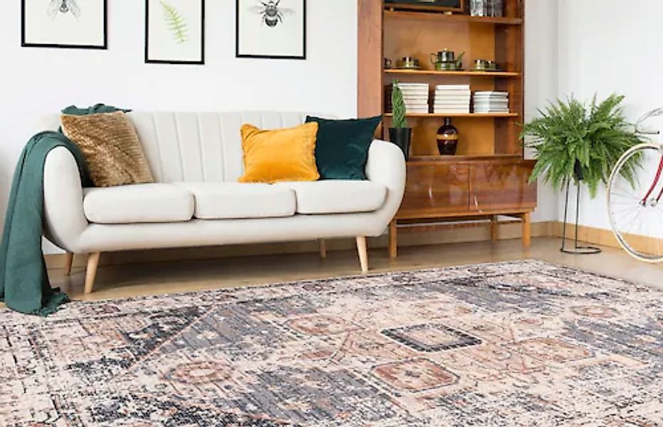 calo-deluxe Teppich "Emin 500" rechteckig 10 Höhe reine Baumwolle, Wohnzimm günstig online kaufen