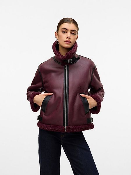 Vero Moda Kurzjacke VMVIRGINIA SHORT JACKET BOO farblich abgesetzte Details günstig online kaufen