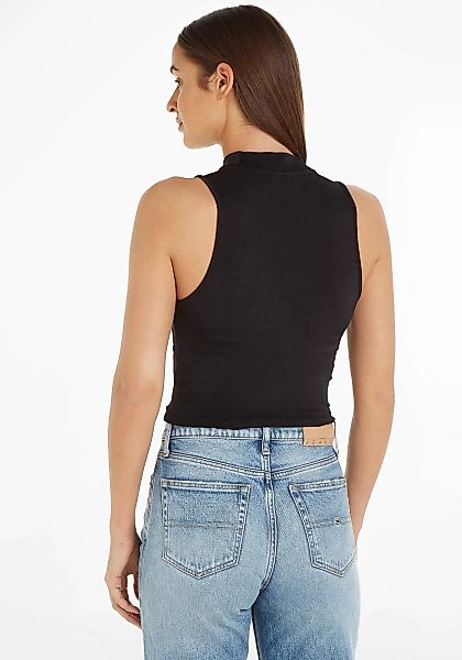Tommy Jeans Seamless Shirt "BADGE HIGH NECK TANK" günstig online kaufen