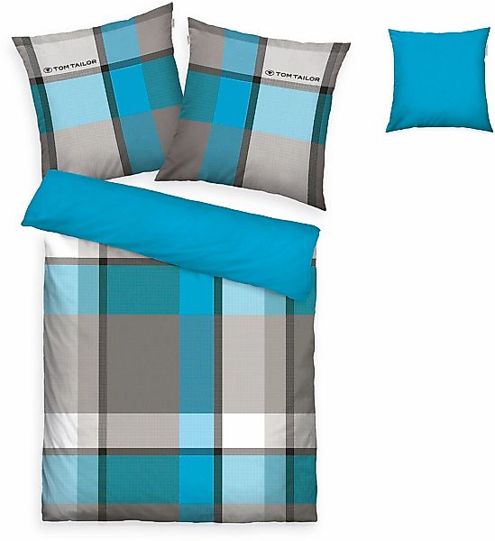 TOM TAILOR HOME Bettwäsche »Lenny in Gr. 135x200 oder 155x220 cm«, mit GRAT günstig online kaufen