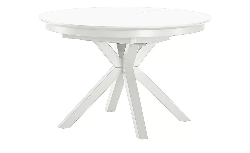 Berger & Rath Säulentisch ausziehbar  Xeno - weiß - 77 cm - Tische > Esstis günstig online kaufen