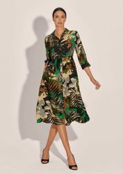 MADELEINE Maxikleid Bedrucktes Kleid mit Rocktaschen günstig online kaufen